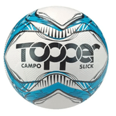 Imagem da oferta Bola De Futebol Slick Campo Cor Azul/Branco/Preto Topper