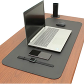 Imagem da oferta Desk Pad Mouse Pad 90x45 Feroz Wf Couro Sintético E Brinde