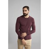 Imagem da oferta Camiseta Manga Longa Premium Malha Slim Fit - Vinho