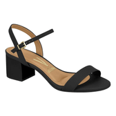 Imagem da oferta Sandália Feminina Salto Grosso Com Fivela Conforto Original