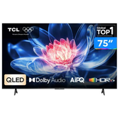 Imagem da oferta Smart TV 75" TCL 4K UHD QLED 75T6C Google TV 2026
