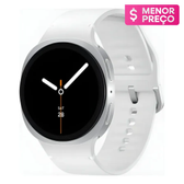Imagem da oferta Smartwatch Samsung Galaxy Watch8 LTE 44mm Com Galaxy AI e GPS Prata