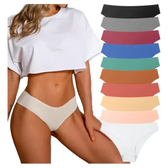 Imagem da oferta Kit 10 Calcinhas Tanga Sem Costura