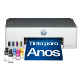 Imagem da oferta Impressora HP Smart Tank 210 com Tanque de Tinta Colorida - Com Wi-Fi - USB 2.0 de alta velocidade. Funções da impressora: Imprimir. Cor: ‎Branc