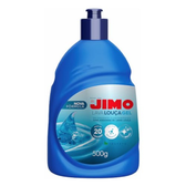 Imagem da oferta JIMO Lava Louca Gel Detergente Concentrado Desengordurante Super Brilho Limpeza Biodegradavel Rende 20 lavagens 500g