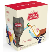 Imagem da oferta Cerveja Long Neck 275ml Pack 4 Unidades + 1 Cálice Stella