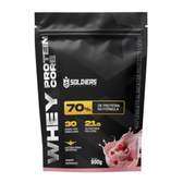 Imagem da oferta Whey Core Protein Proteínas Pó 900g - Soldiers Nutrition (Morango)