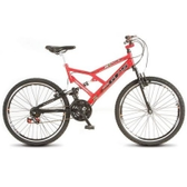Imagem da oferta Colli Bike, Bicicleta GPS 148 Dupla Suspensão e Freios V-Brake, Aro 26 Aero, 36 Raias, 21 Marchas