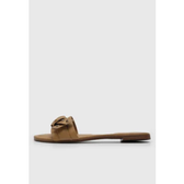 Imagem da oferta Rasteira Feminina Vizzano Detalhe Fivela Bege