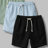 Imagem da oferta Kit 3 Shorts Masculino Bermuda Linho Verão