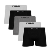 Imagem da oferta Kit 5 Cuecas Polo Star Boxer Microfibra