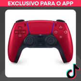 Imagem da oferta CONTROLE S FIO PS5 DUALSENSE COSMIC RED