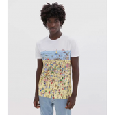 Imagem da oferta Camiseta Estampa Frente e Costas Onde Está o Wally? Branco