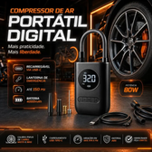 Imagem da oferta Mini Compressor Portátil