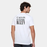 Imagem da oferta Camiseta Calvin Klein Logo Serif Font Masculino