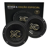 Imagem da oferta Tipo de alto-falante triaxial Bravox B3X60 Cor Preto x 2 unidades