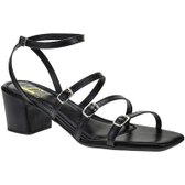 Imagem da oferta Sandália Feminina com Fivelas Ajustável Salto Bloco