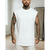 Imagem da oferta Regata Oversized Masculino Tamanho Grande Básica Lisa