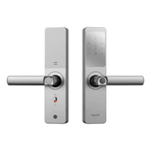 Imagem da oferta Fechadura Digital Inteligente Biometria Lyra Wifi Ekaza Alumínio Prateado