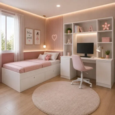 Imagem da oferta Quarto juvenil camaescrivaninha – smart multimoveis