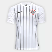 Imagem da oferta Camisa Corinthians I 19/20 s/nº Torcedor Nike Masculina - Branco e Preto