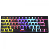 Imagem da oferta Teclado Mecânico Gamer Xtrike Me GK-985P Pudding, Rainbow, Switch Blue, ISO, 60%, Preto