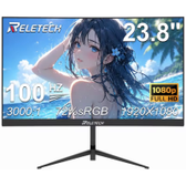 Imagem da oferta Monitor Reletech 23.8" Curvo 3000R 100Hz Full HD 1920x1080 Painel HVA Contraste 3000:1 para PC Jogos e Escritório