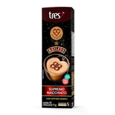 Imagem da oferta 3 Corações Cápsula Supremo Macchiato Baileys Tres - 10 Unidades