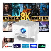 Imagem da oferta Projetor portátil Magcubic HY450max Android 14 projetor profissional nativo 1080p 1100ansi suporta decodificação 8k