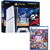 Imagem da oferta Bundle GTA VI + PlayStation 5 Slim Digital 825 GB Pacote Astro Bot e Gran Turismo 7