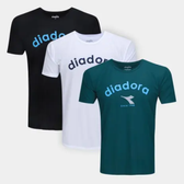 Imagem da oferta Kit Camiseta Diadora Com 3 Peças Logo Masculino