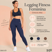 Imagem da oferta Calça Legging Trifil Feminina Fitness Sem Costura Respirável Para Academia