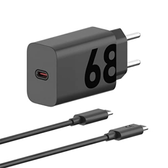 Imagem da oferta Motorola Carregador de Parede Turbo Power 68W Cabo 1 Metro Porta USB-C Cabo USB-C