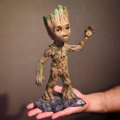 Imagem da oferta Brinquedo Estátua Baby Groot Guardiões da Galáxia Vol 2 Marvel EV