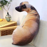 Imagem da oferta 3d animal realista bonito curvatura cão impresso lance travesseiro engraçado cabeça de cachorro cosplay crianças bri