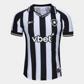 Imagem da oferta Camisa Botafogo I 2526 sn Torcedor Reebok Feminina - Branco+Preto