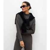 Imagem da oferta Blusa em Anarruga com Manga Longa