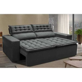 Imagem da oferta Sofá 3 Lugares Retrátil e Reclinável Cama inBox Slim 1,80m Velusoft