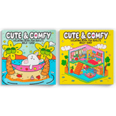 Imagem da oferta Kit 2 Livros de Colorir Coleção Cute & Comfy Coloring Book for Adults