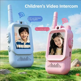 Imagem da oferta Walkie Talkies de Vídeo para Crianças Pacote com 2 Intercomunicador Recarregável Walkie-talkie Fofo c