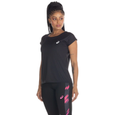 Imagem da oferta Camiseta ASICS Manga Curta Basica Decote Canoa - Feminina