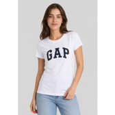Imagem da oferta Camiseta Feminina GAP Logo Branca