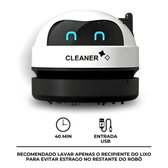 Imagem da oferta B&B Mini Robô Aspirador Inteligente De Pó Para Limpeza De Teclados Mesas Cantos