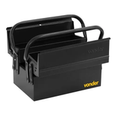 Imagem da oferta Caixa Metálica Sanfonada Para Ferramentas, Com 3 Gavetas, 30 Cm X 19 Cm X 16 Cm, Vonder