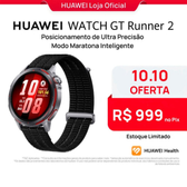 Imagem da oferta Smartwatch HUAWEI GT Runner 2 com GPS e ECG