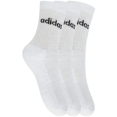 Imagem da oferta Kit de Meias Cano Alto Adidas BS Crew com 3 Pares