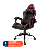 Imagem da oferta Cadeira Gamer TGT Heron TC2 Preto e Vermelho TGT-HRTC-BR03