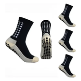 Imagem da oferta Kit 3 Pares De Meia Antiderrapante Esportiva Futebol Treino