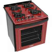 Imagem da oferta Fogão de Embutir 4 Bocas Dako Dakolors com Mesa de Vidro e Display Digital - DE4VTP