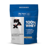 Imagem da oferta 100% Whey Refil (900g) - Cookies and Cream - Max Titanium Max Titanium